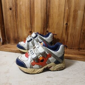 Rare Vintage 90s Elmo Toddler Shoes Size 7